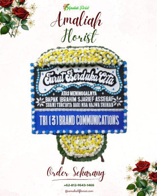Papan Bunga Duka di Gresik