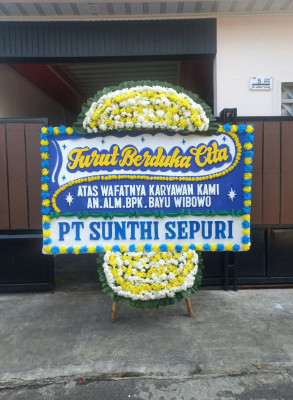 Papan Bunga Duka di Gresik